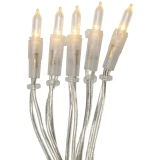 MARELIDA LED Lichterkette Pisello 2,85 m Warmweiß Transparent