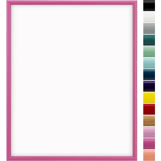 DÖRR Bilderrahmen Aqua 50x70 Pink, Holz, für Fotos, Poster, Urkunden | Bildformat 50x70 cm, bruchsicheres Acrylglas, Modern & Zeitlos, Hoch- & Querformat, Skandi-Style, Holzrahmen, Wechselrahmen