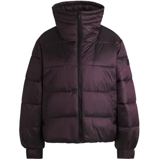 Outdoorjacke BOSS ORANGE "C_Padina 10262827", Damen, Gr. 44, lila (open lila 552), Web, Obermaterial: 100% Polyamid, unifarben, casual, regular fit hüftlang, Langarm, Jacken, mit gefüttertem Kragen