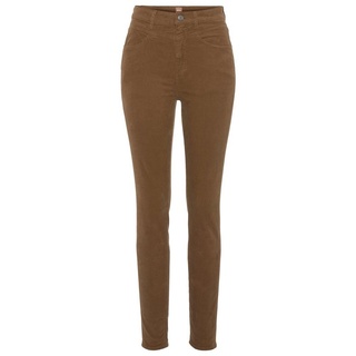 BOSS ORANGE Slim-fit-Jeans C_KITT aus Baumwoll-Cord braun