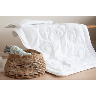 Kinderbettdecke + Kopfkissen, »Bärchen«, Jekatex, kuscheliges Bettdecken-Set für ihr Kind! weiß