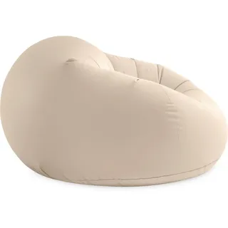 Intex Sitzsack Beanless Bag Chair creme 137x127x74cm