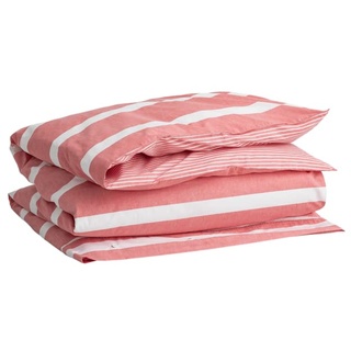 GANT Oxford Stripe Bettdeckenbezug einzeln 135x200cm Farbe Bright RED