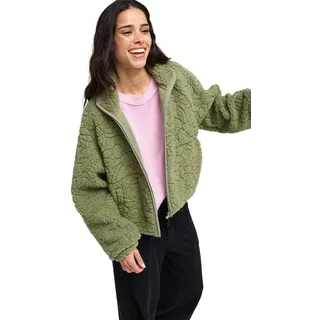 Roxy Fleecepullover Sweatshirt Blurry Cloud Grün M