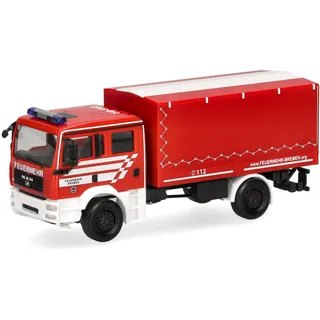 HERPA 098847 - MAN TGA M Mehrzweckgerätewagen Dekon Feuerwehr 1:87