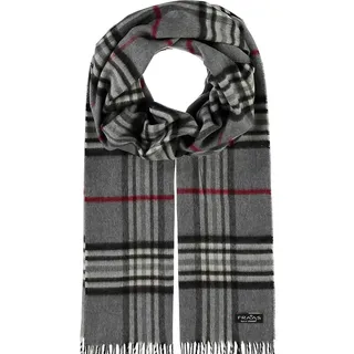 FRAAS Cashmink Schal 35 x 200 cm - Weicher als Kaschmir - Schal kariert für Damen und Herren - Perfekt für Herbst und Winter Brushed Nickel - Einheitsgröße