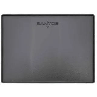 SANTOS Grillplatte/Grillplancha - Gusseisen Wendeplatte 48x31 cm - 2 Seitig - Grill-Gussplatte - Guss-Plancha für verschiedene Broil King Gasgrills