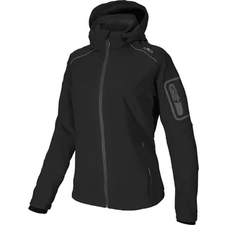 CMP Woman Jacket DET Hood Damen schwarz 40