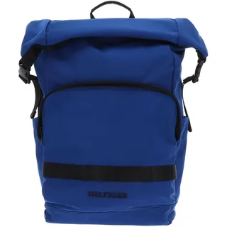 TOMMY HILFIGER Rucksack TH Monotype Rolltop Backpack Anchor Blue