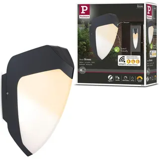 Paulmann Außenwandleuchte Kunststoff 50x203mm mit Bewegungsmelder anthrazit