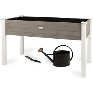 WONDERMAKE Großes Hochbeet 124 x 63 x 75 cm Weiß