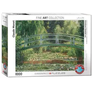 Eurographics Puzzle Japanische Brücke von Claude Monet, 1000 Teile, 68 x 48 cm, 6000-0827