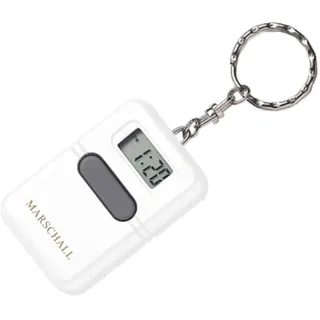 Marschall Deutsch sprechende Uhr als Schlüsselanhänger I 1107W I Stündliche Zeitansage I Wecker I Großer Lautsprecher I Perfekt für Senioren, Blinde und Demenzkranke