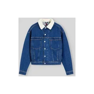 Regular Fit Jeansjacke aus Baumwoll-Mix, Jeansblau, L