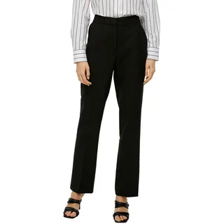 Anzughose S.OLIVER BLACK LABEL Gr. 38, N-Gr, schwarz (black) Damen Hosen Stoffhosen mit Stretch