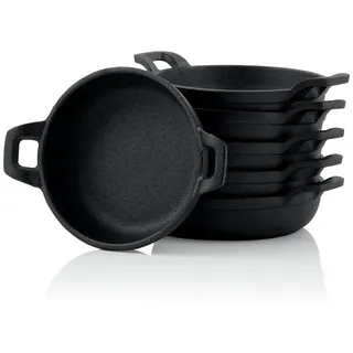 BBQ-Toro Pfannen-Set 6-tlg. 13 cm + 13 cm + 13 cm + 13 cm + 13 cm + 13 cm