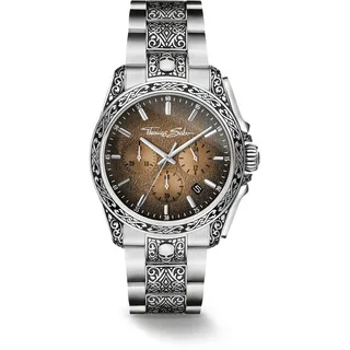 Thomas Sabo Rebel at Heart Chronograph Edelstahl 41 mm WA0446-201-205