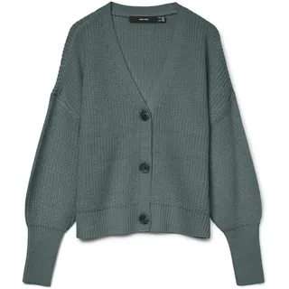 Vero Moda VMLEA LS V-Neck Cuff Cardigan Balsam Grün S