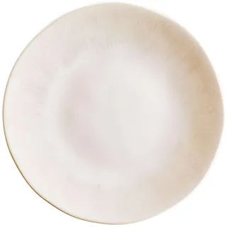 BUTLERS Teller Ø23cm ATLANTIS Steinzeug Geschirr | Kuchenteller Frühstücksteller Speiseteller Essteller | Farbverlauf mit Boho-Stil | Mikrowellen- & spülmaschinenfest