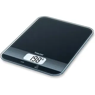 Beurer Ks 19 Digitale Küchenwaage (mit Tara-zuwiegefunktion, Sensortastenbedienung, 5 Kg Tragkraft) Schwarz