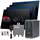 2000 W inkl. 2,24 kWh Speicher + 4 x 500 W N-Typ Glas-Glas Bifacial Module