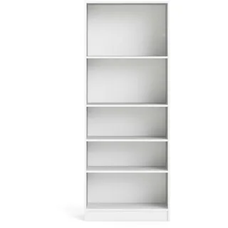 Bücherregal »Basic Regal, Büroregal«, Standregal, Weiß, , 46891413-0 B/H/T: 79 cm x 203,2 cm x 26,8 cm