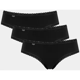 SLOGGI 24/7 Cotton Lace Hipster 6 St. Schwarz 36