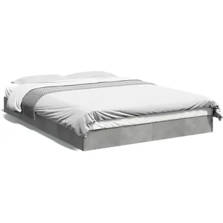 "2026 Promotion" Bettgestell moderne - Betongrau 140x200 cm - Holzwerkstoff - Polsterbett CC30179 - Grau