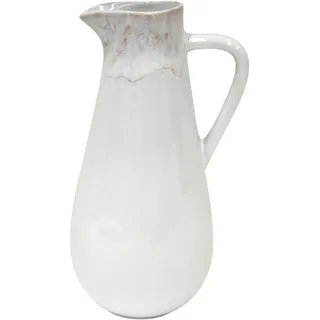 Krug Taormina, Weiß Hochglanz, Keramik, 1,65 L, 15x28x15 cm, Handmade in Europe, Kaffee & Tee, Kannen, Karaffen