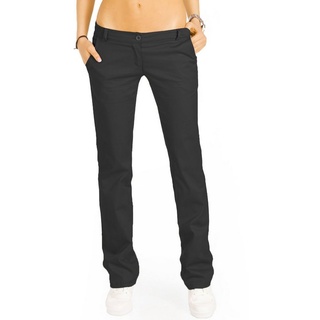 be styled Bootcuthose low waist Damenhosen, ausgestellte Hüfthose in vielen Farben j20k schwarz 40