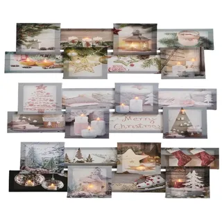 LED Collage Bilder Motiv Weihnachten batterbetrieben Stückpreis