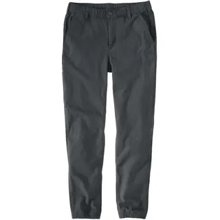 CARHARTT Rugged Flex Canvas Jogger Hosen Dunkelgrau W34