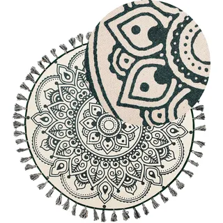 Beliani Teppich Irice Grün ø 120 cm