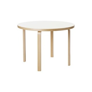 Tisch Aalto Table 90A rund IKI white