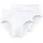 Essentials white sports briefs with a fly L