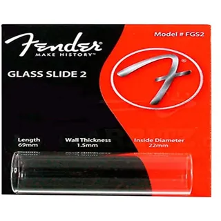 Fender Glass Slide 2 Standard Large (69 mm) – Bottleneck aus Glas