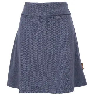 Guru-Shop Minirock Minirock aus Bio-Baumwolle, Boho Tellerrock,.. alternative Bekleidung blau M