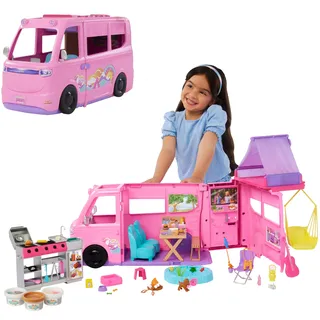 Barbie Puppenauto Barbie Super Abenteuer-Camper mehrfarbig HRJ78