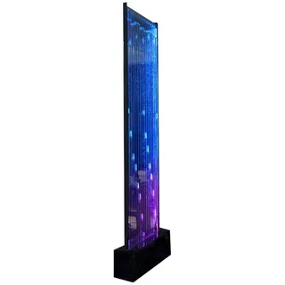 Xlmoebel Zimmerbrunnen Moderne Wasserwand mit LED-Beleuchtung und elegantem Design, (Water Wall), Hergestellt in Europa weiß