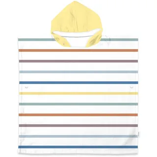 Tom Tailor Poncho, Gelb, Orange, Hellblau, Flieder, Textil, Uni, 60x120 cm, unisex, Badtextilien, Bademäntel