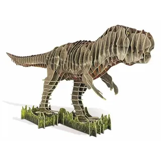 Educa T-Rex, 3D Puzzle für Erwachsene und Kinder ab 6 Jahren, 82 Teile, Dinosaurier (19182)