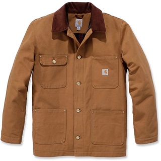Carhartt Firm Duck Chore Coat Jacke, braun, Größe L