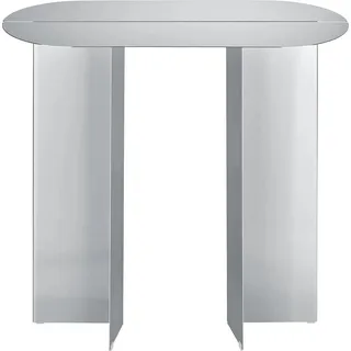 BLOMUS Oru Konsolentisch 80 x 75 cm silber