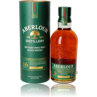 Aberlour 16 Years Old Double Cask Matured Spreyside Single Malt Scotch 40% vol 0,7 l Geschenkbox