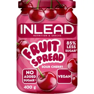 inlead nutrition Inlead Fruit Spread, 400g - Sour Cherry