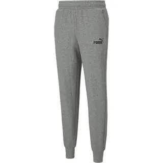 Puma Essentials Logo Terry-Jogginghose CL medium gray heather XXL
