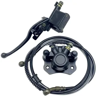 Linker Bremspumpe Hinterer Bremssattel für chinesische Quad ATV Taotao Coolster Vitacci Peace SunL Roketa Kazuma Baja NST Icebear Go-Kart Dune Buggy 50cc-250cc Bremszylinder Hauptbremszylinder