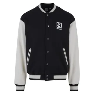 Karl Kani Collegejacke Karl Kani Herren KM232-007-2 KK Og Fleece College Jacket (1-St) schwarz XS (46/48)