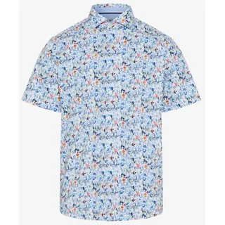 Brax Kurzarmhemd Blau / Mehrfarbig XXL