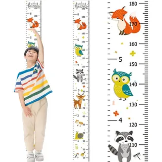 Kinder Höhe Maßnahme, Höhe Diagramm Größe Messlatte Tragbare | Kinder Und Baby Aufrollbare Wandbehang Höhenmesser Für Schlafzimmer Kinderzimmer-Wanddekorationen (20 * 200cm)